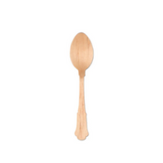 Silhouette Birch Wood Eco Friendly Disposable Dinner Spoons
